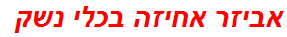 אביזר אחיזה בכלי נשק