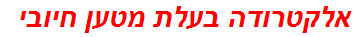 אלקטרודה בעלת מטען חיובי