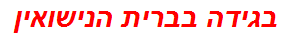 בגידה בברית הנישואין