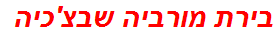 בירת מורביה שבצ'כיה