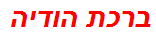 ברכת הודיה