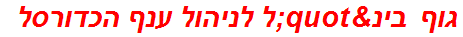 גוף בינ"ל לניהול ענף הכדורסל