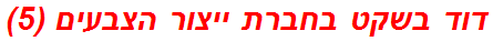 דוד בשקט בחברת ייצור הצבעים (5)