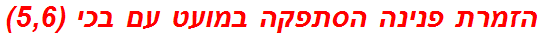 הזמרת פנינה הסתפקה במועט עם בכי (5,6)