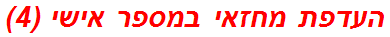 העדפת מחזאי במספר אישי (4)