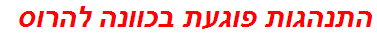 התנהגות פוגעת בכוונה להרוס