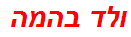 ולד בהמה