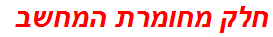 חלק מחומרת המחשב