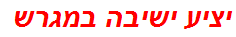 יציע ישיבה במגרש