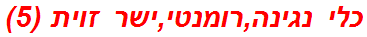 כלי נגינה,רומנטי,ישר זוית (5)