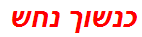 כנשוך נחש