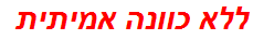 ללא כוונה אמיתית