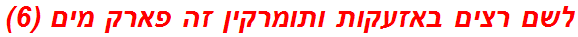 לשם רצים באזעקות ותומרקין זה פארק מים (6)