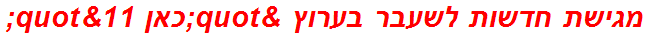 מגישת חדשות לשעבר בערוץ "כאן 11"