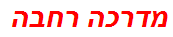 מדרכה רחבה