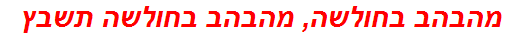 מהבהב בחולשה, מהבהב בחולשה תשבץ