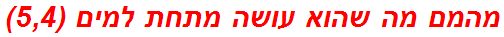 מהמם מה שהוא עושה מתחת למים (5,4)