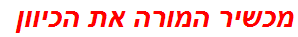 מכשיר המורה את הכיוון