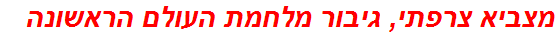 מצביא צרפתי, גיבור מלחמת העולם הראשונה