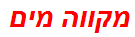 מקווה מים