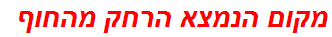 מקום הנמצא הרחק מהחוף