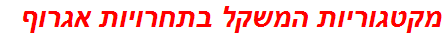 מקטגוריות המשקל בתחרויות אגרוף