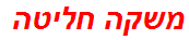 משקה חליטה