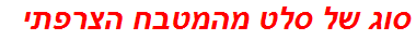 סוג של סלט מהמטבח הצרפתי