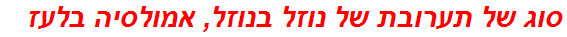 סוג של תערובת של נוזל בנוזל, אמולסיה בלעז