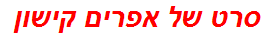 סרט של אפרים קישון