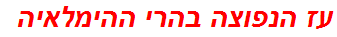 עז הנפוצה בהרי ההימלאיה