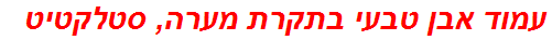 עמוד אבן טבעי בתקרת מערה, סטלקטיט