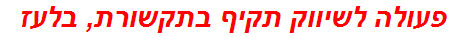 פעולה לשיווק תקיף בתקשורת, בלעז