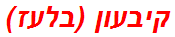 קיבעון (בלעז)