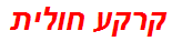 קרקע חולית