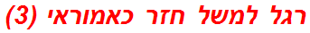 רגל למשל חזר כאמוראי (3)