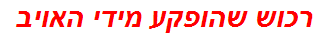 רכוש שהופקע מידי האויב