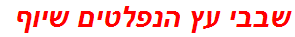 שבבי עץ הנפלטים שיוף