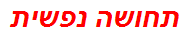 תחושה נפשית