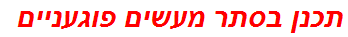 תכנן בסתר מעשים פוגעניים