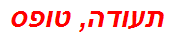 תעודה, טופס