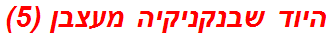 היוד שבנקניקיה מעצבן (5)