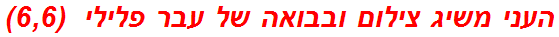 העני משיג צילום ובבואה של עבר פלילי  (6,6)