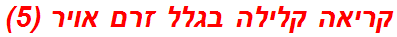 קריאה קלילה בגלל זרם אויר (5)