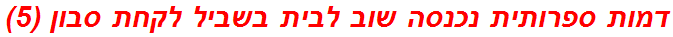דמות ספרותית נכנסה שוב לבית בשביל לקחת סבון (5)