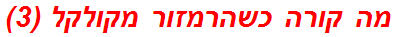 מה קורה כשהרמזור מקולקל (3)