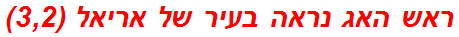 ראש האג נראה בעיר של אריאל (3,2)