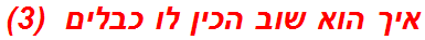 איך הוא שוב הכין לו כבלים  (3)