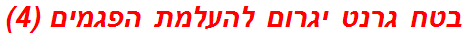 בטח גרנט יגרום להעלמת הפגמים (4)