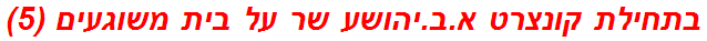 בתחילת קונצרט א.ב.יהושע שר על בית משוגעים (5)